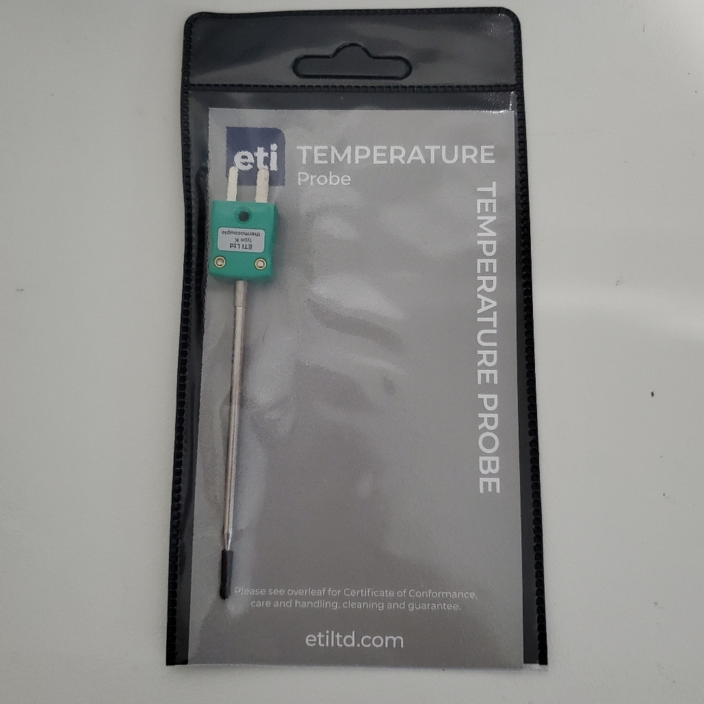 Temperature Probe Type K Fast Response ~ETI Manufacturer ~ (12 Available)